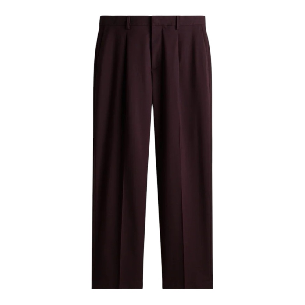 Burgundy Uniqlo Casual Pants (29)